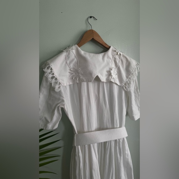 Vintage Joseph Ribkoff White Textured Fabric - Picture 8 of 9